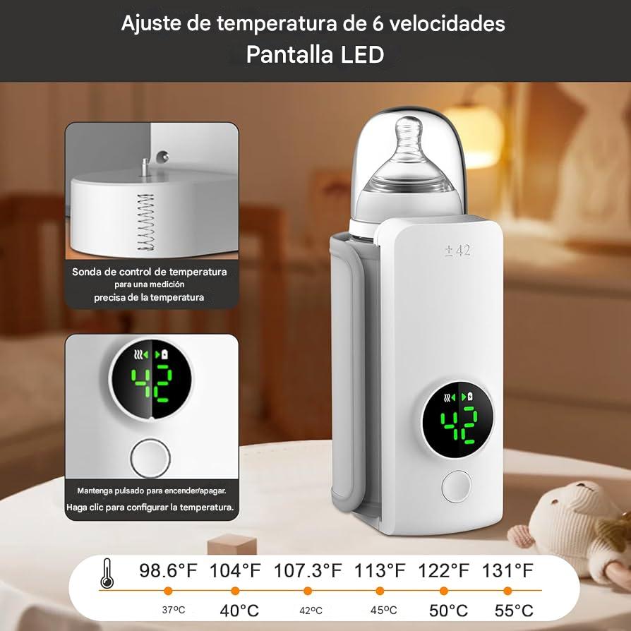 Cargador Portátil de Biberón y Bebidas